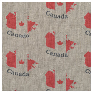 Tissu de feuille d'érable canadien - Design d'auto