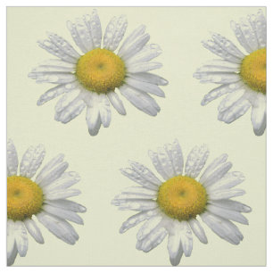 Tissu de fleur de marguerite