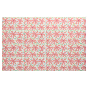 Tissu de fleur d'éclatement tropical