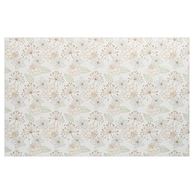 tissu de fleurs de printemps (Fat Quarter)