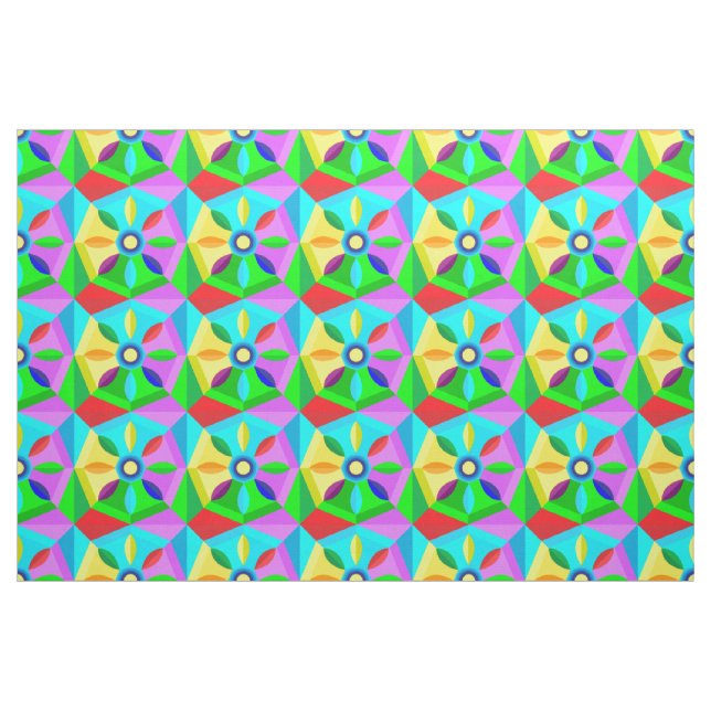 tissu de fleurs étoile classique (Fat Quarter)