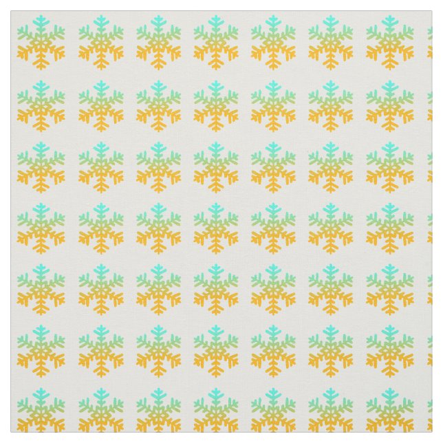 Tissu de flocons de neige (Échantillon)