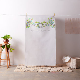 Tissu de Fond pour Photos de Mariage avec Arbres A