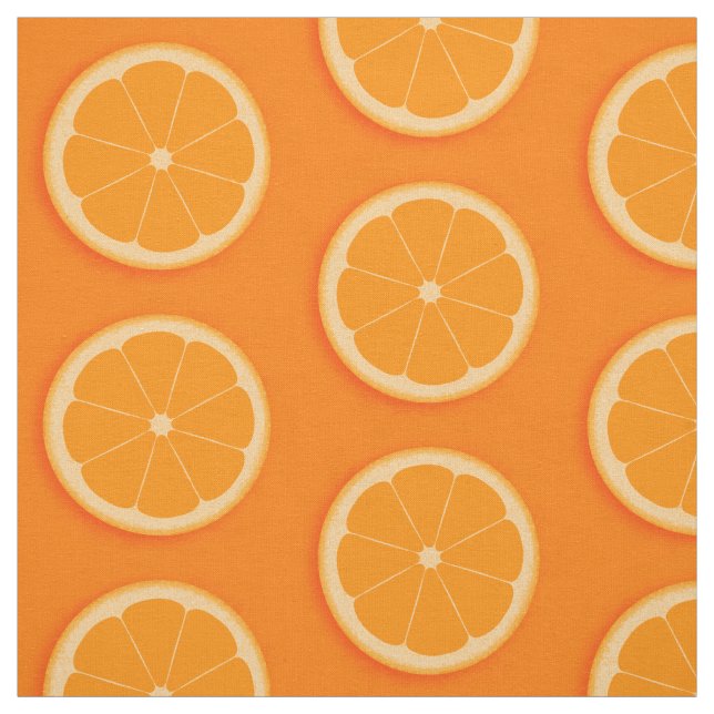 Tissu de fruits orange en tranche orange (Échantillon)