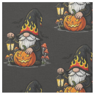 Tissu de Gnome d'Halloween