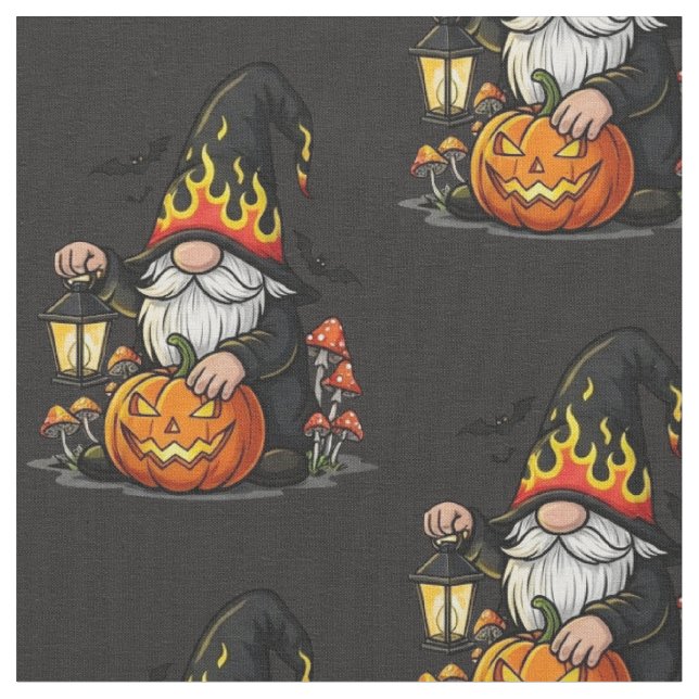 Tissu de Gnome d'Halloween (Fermer)