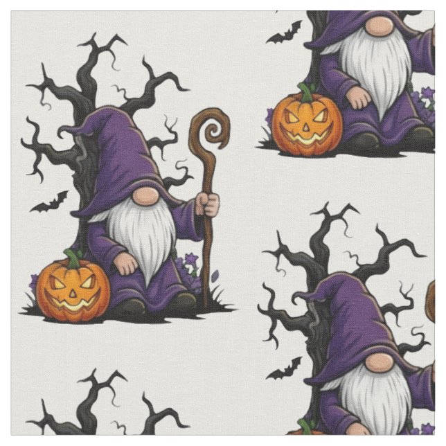 Tissu de Gnome Halloween (Fermer)