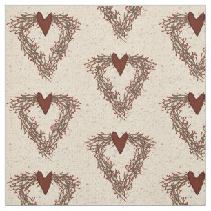Tissu de guirlande de coeur de baie de pépin