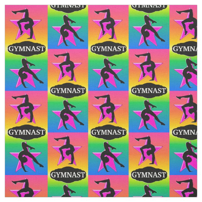 TISSU DE GYMNAST DE PINK RAINBOUR (Échantillon)