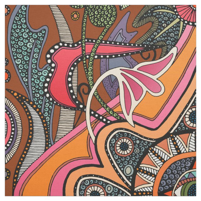 Tissu de henné MINNIE (Échantillon)