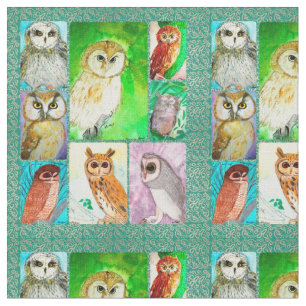 Tissu de hibou