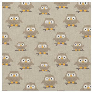 Tissu de hibou