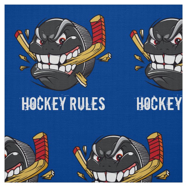 Tissu de hockey sur glace par la cour, VOTRE (Échantillon)