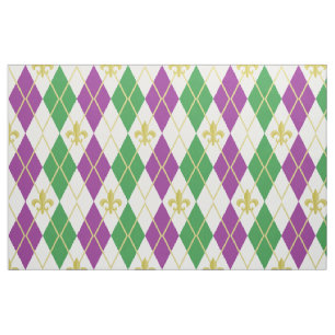 Tissu de Jacquard de mardi gras