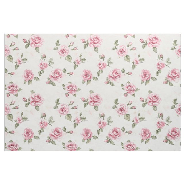 Tissu De jolies roses roses (Yard)