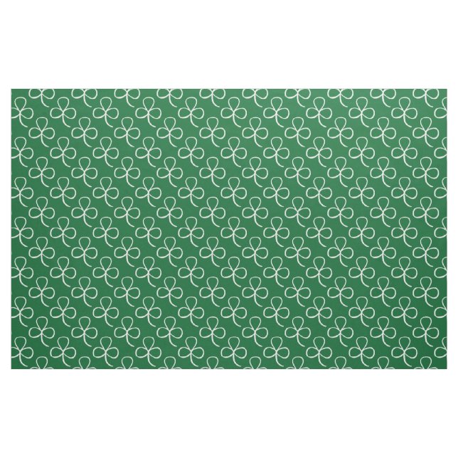 Tissu de jour du motif | St Patrick de shamrock (Yard)