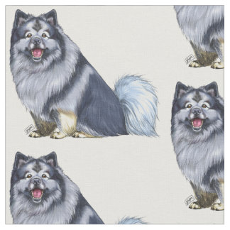 tissu de keeshond