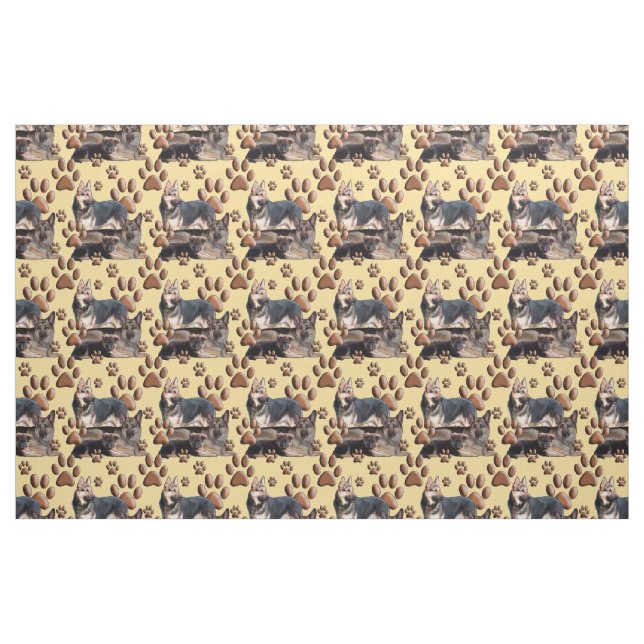 Tissu de la famille allemande Shepherd (Yard)