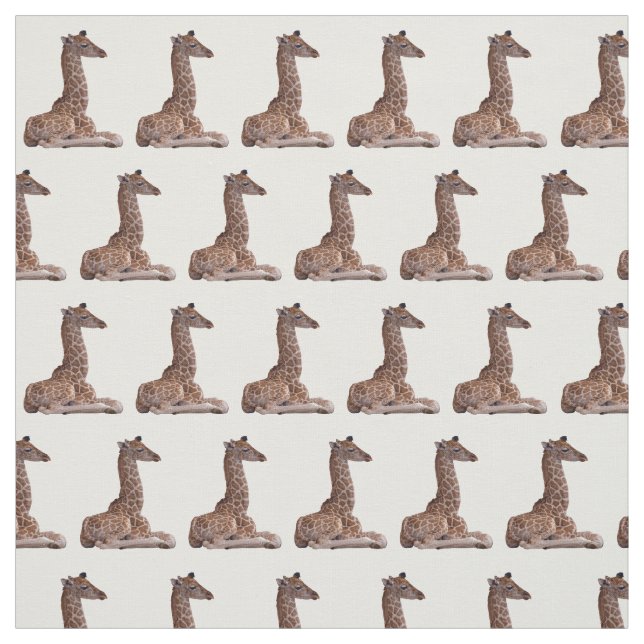 Tissu de la Giraffe de bébé (choisir la couleur) (Échantillon)