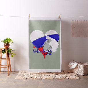 tissu de la Saint-Valentin de Donald Trump