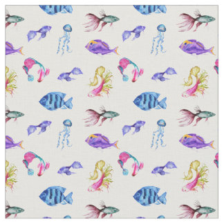 Tissu de la vie marine, Océan, Poisson, Octopus