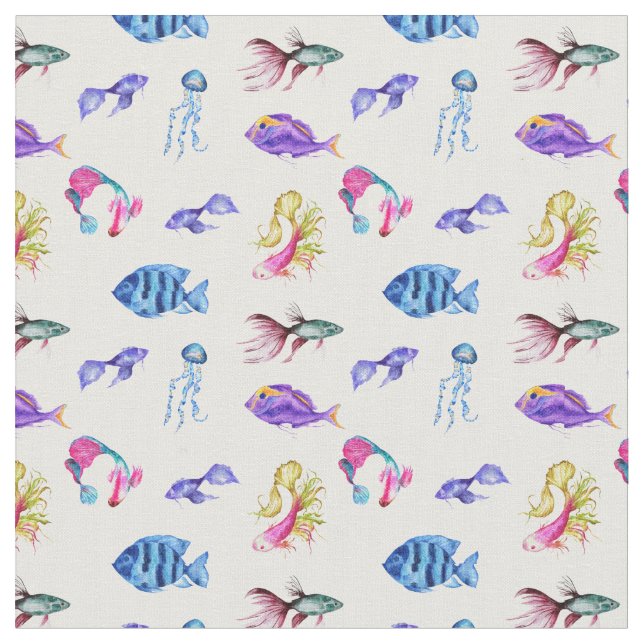 Tissu de la vie marine, Océan, Poisson, Octopus (Fermer)