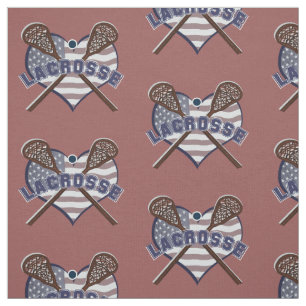 Tissu de lacrosse avec le drapeau en forme de