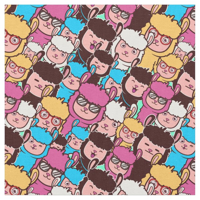 Tissu de lamas (Fermer)