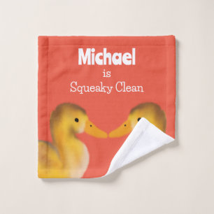 Tissu de lavage de canard souple personnalisé