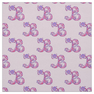 Tissu de lettre personnalisée décorative Monogramm