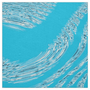 Tissu de linge ivoire bleu glace