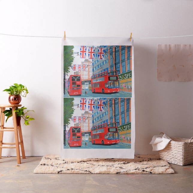 Tissu de Londres pour le Jubilé de la Reine   (In Situ)