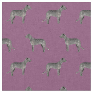 tissu de loup d'Irlande violet