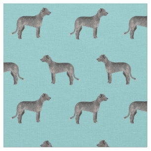 tissu de loup irlandais bleu clair