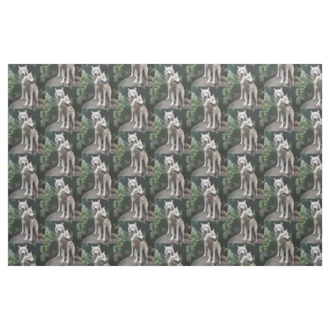 Tissu de loups sauvages (Fat Quarter)