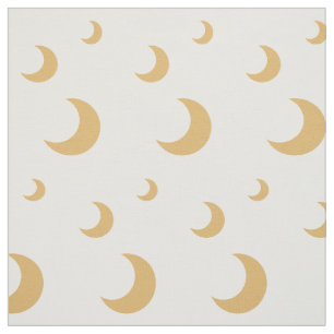 Tissu de lune d'or