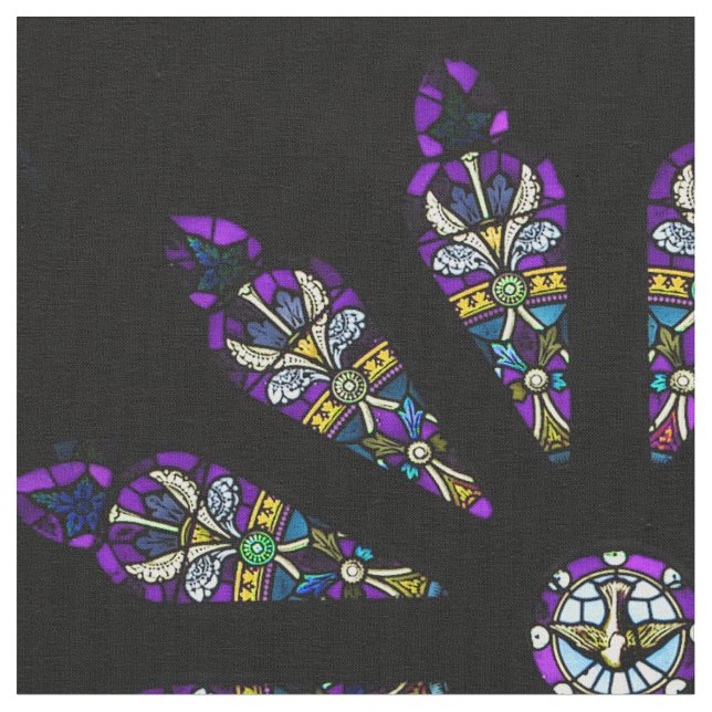 Tissu de mandala en verre souillé (Fermer)