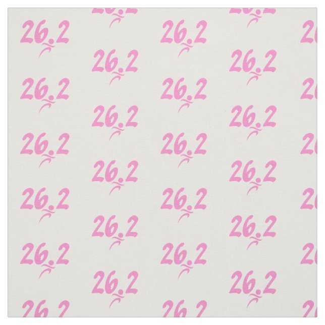 Tissu de marathon du rose 26,2 (Échantillon)