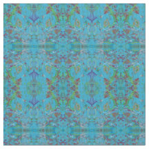 Tissu de marbre bleu de motif de peinture