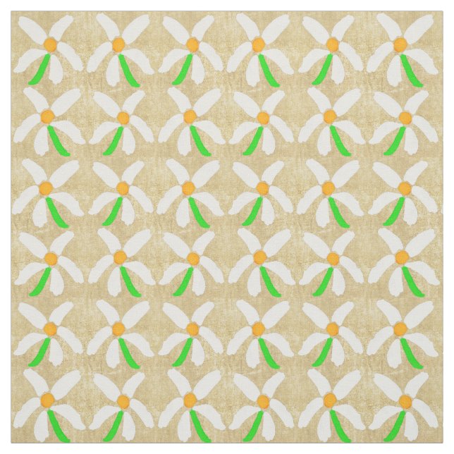 Tissu de marguerite de printemps (Échantillon)
