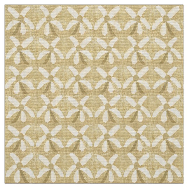 Tissu de marguerite rustique (Échantillon)