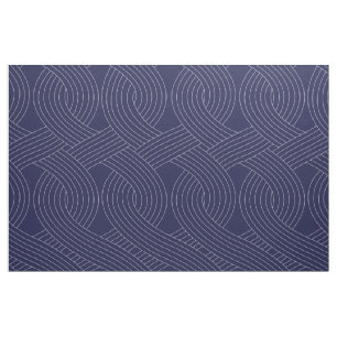 Tissu de marine avec ligne répétée à verrouillage
