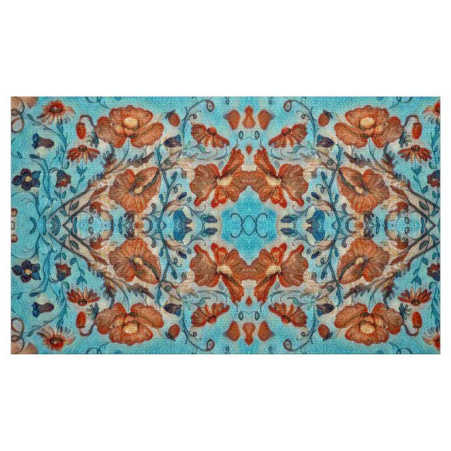 Tissu de mélodie orange (Fat Quarter)