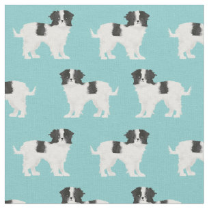 tissu de menton japonais, bleu clair