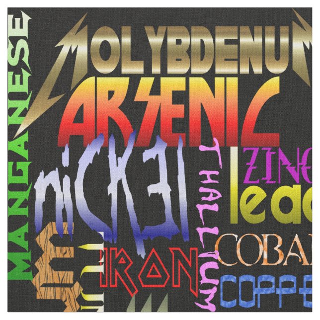 Tissu de métaux lourds (Fermer)