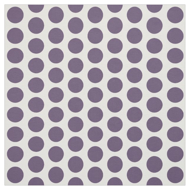 Tissu de mini-Pois violet blanc (Échantillon)