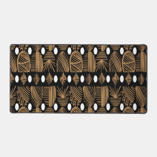Tissu de moisissure tribale des Caraïbes : noir, b
