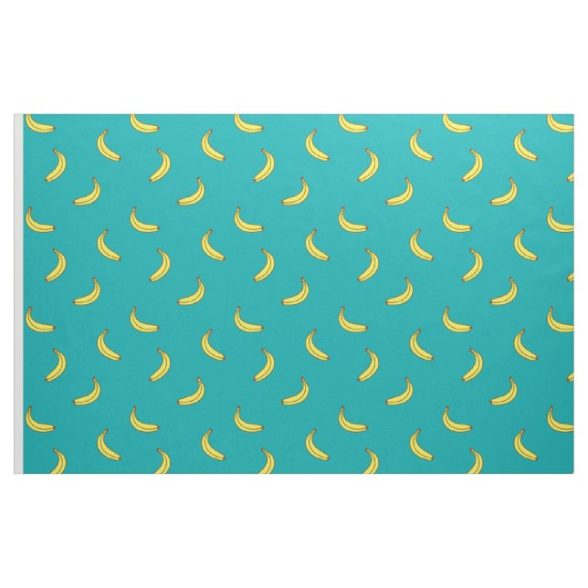 Tissu de motif de banane (Fat Quarter)