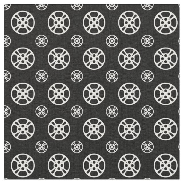 Tissu de motif de bobine de film (Fermer)