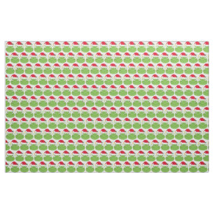 Tissu de motif de grenouille de Noël de vacances